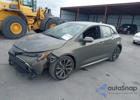 2019 Toyota Corolla Xse z USA, uszkodzony, nr VIN JTNK4RBE9K3041072